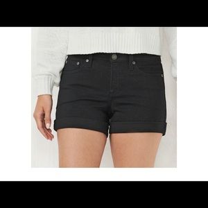 NWT LC Lauren Conrad Black Denim Shorts - Sz 8